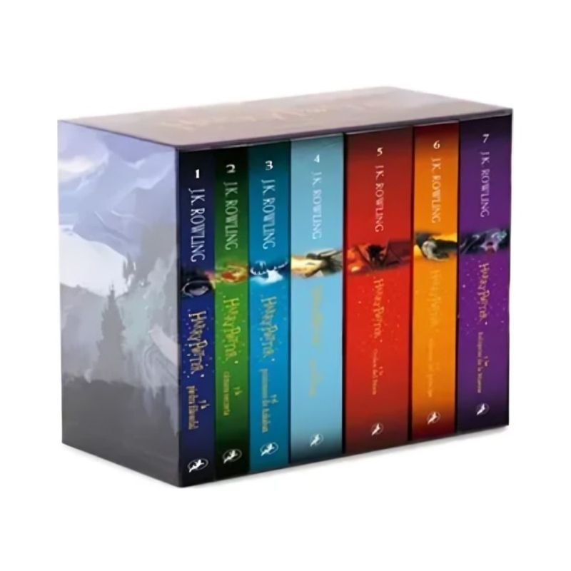 TOP10BOOKS - LIBRO Estuche Harry Potter Pack 7 Libros - J. K. Rowling