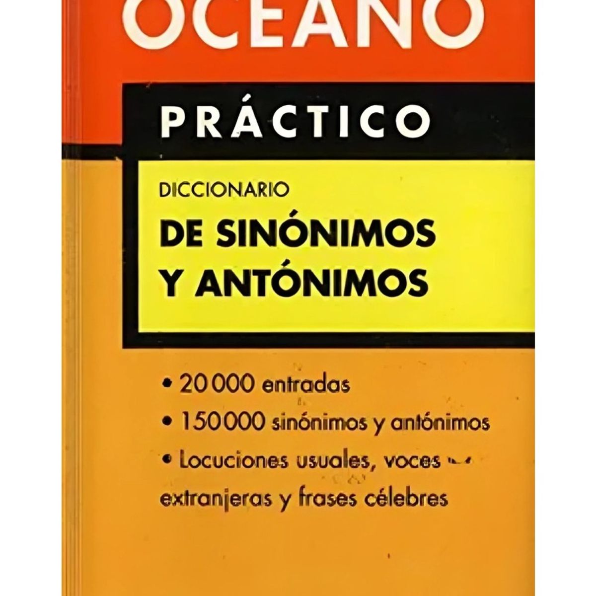TOP10BOOKS - LIBRO Dicionario Océano Practico De Sinonimos Y Antónimos