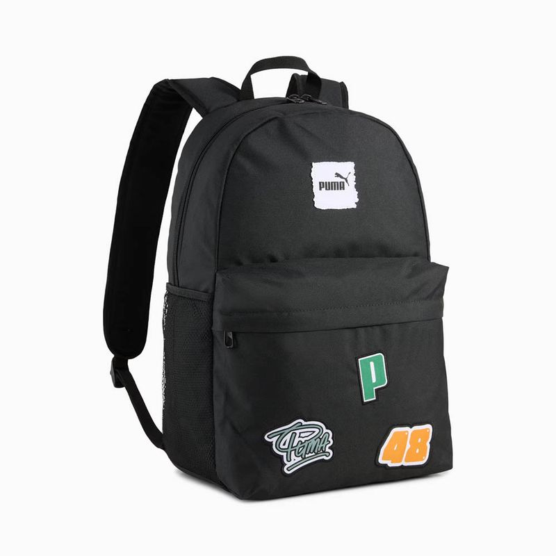 PUMA - Mochila Unisex Puma Phase Patch Black 20L