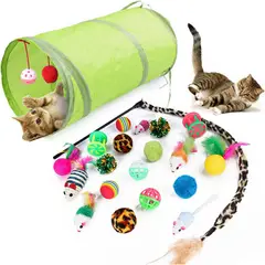 WELDMON - Juego de 21 Juguetes para Gatos