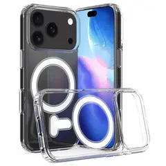 GENERICO - Carcasa Transparente Con Magsafe Para iPhone 17 Pro