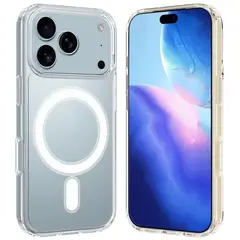 GENERICO - Carcasa Transparente Con Magsafe Para iPhone 17 Pro Max
