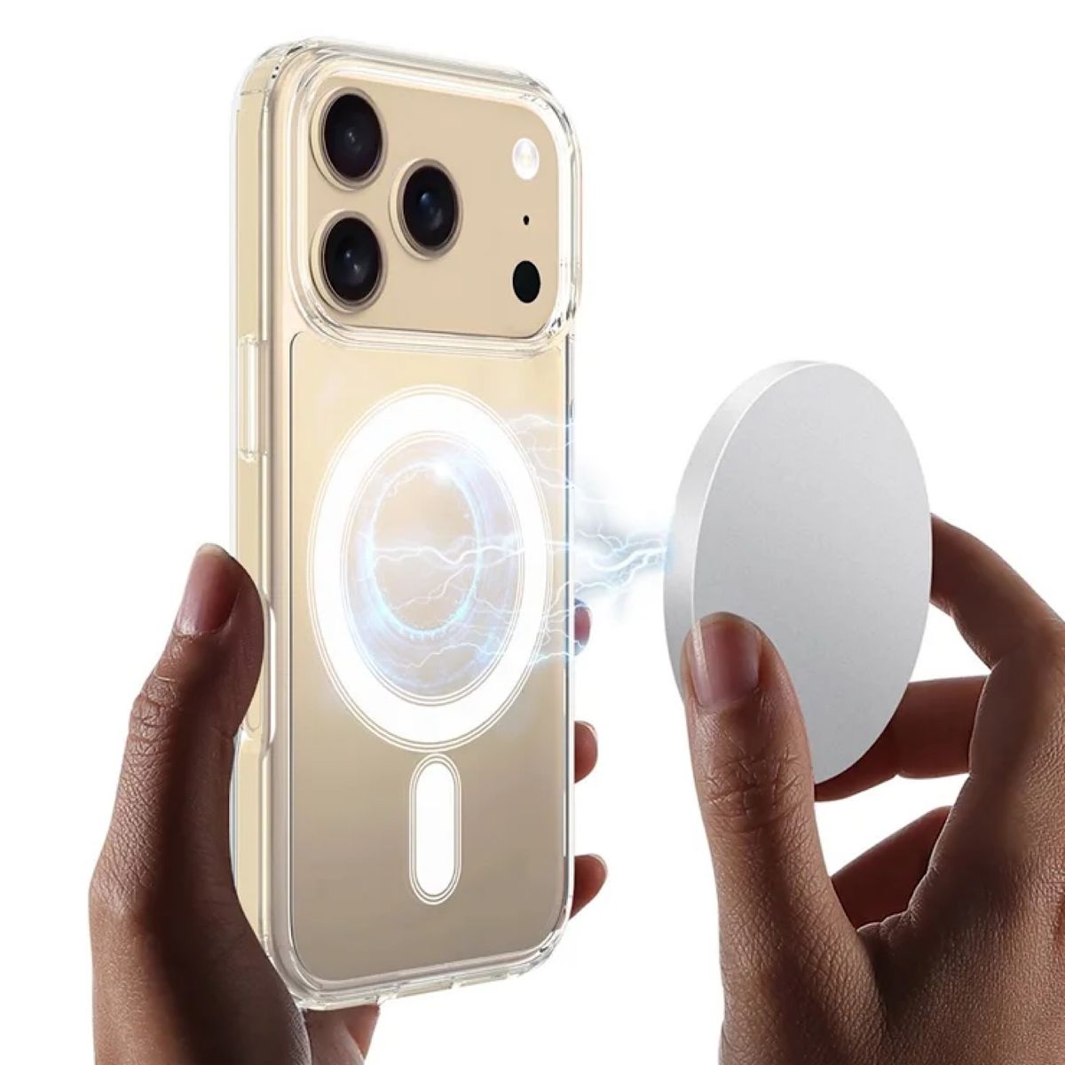 GENERICO - Carcasa Transparente Con Magsafe Para iPhone 17 Pro Max