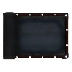 KUANGYE - Toldo Rectangular 2x5M Sombra Cubierta Terraza Jardin Terraza Lona De Malla Tasa De Sombreado 90%