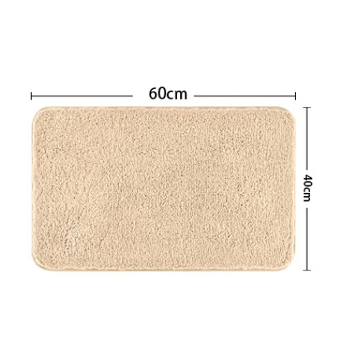 ATURE - Alfombra Baño Microfibra 40 X 60 Cm Bajada Ducha Absorbente