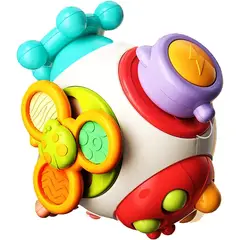 WELDMON - Juguete sensorial Montessori para bebé 6 en 1 pelota ocupada