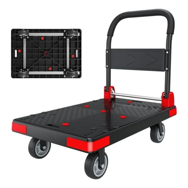 EVERSO - Carro Carga Yegua Plegable Plataforma Grande 450-750kg