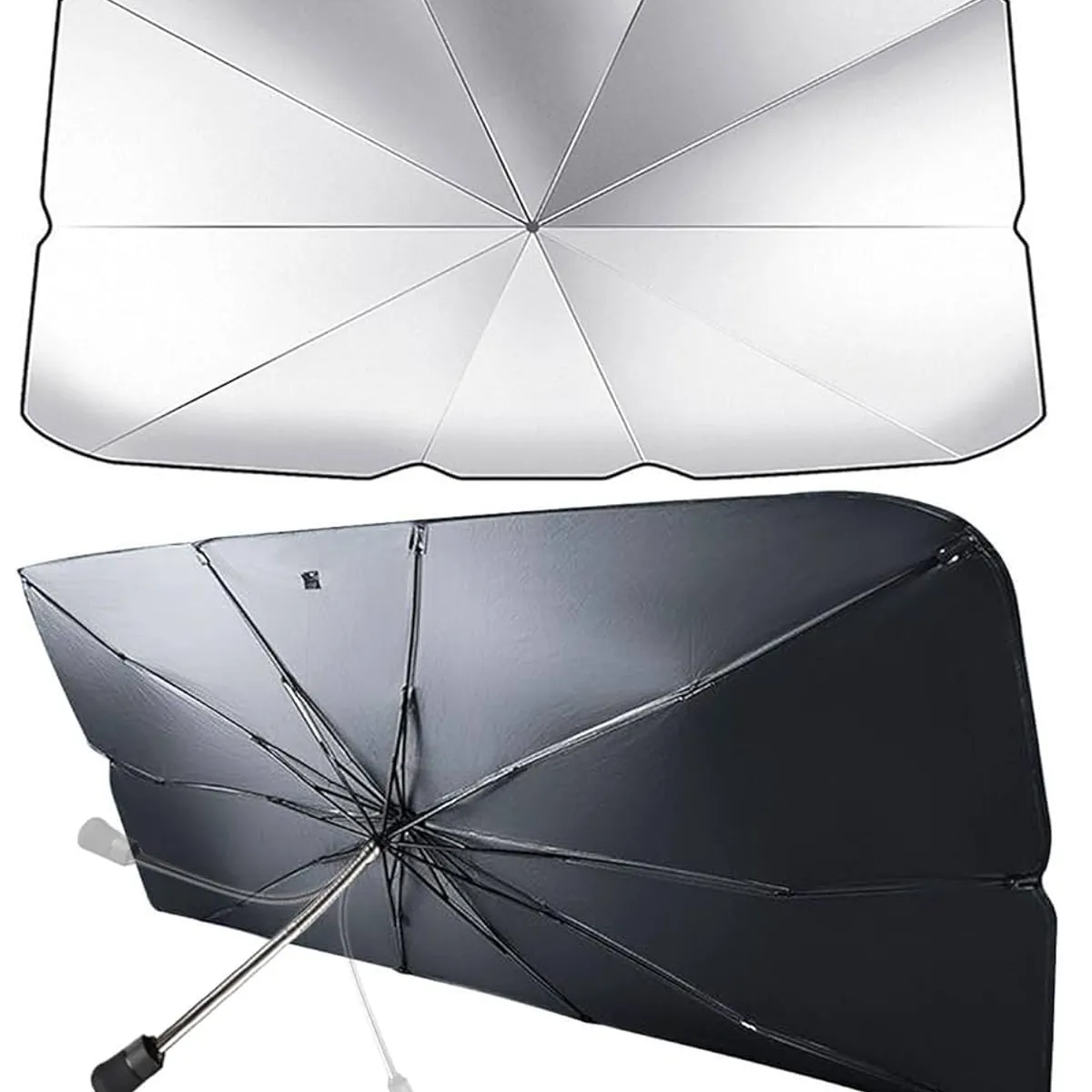 MOVI - PARASOL PLEGABLE PARA AUTO CON FILTRO UV TIPO PARAGUAS