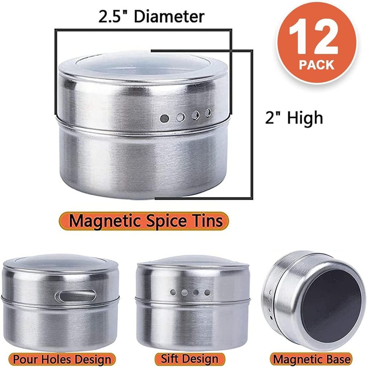 WELDMON - Tarros de especias Frascos de condimentos