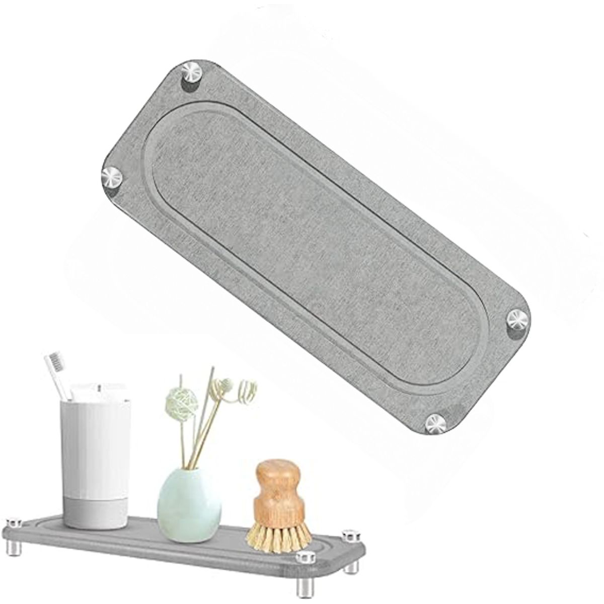 WELDMON - Organizadores  fregaderos de cocina y baño Bandejas fregaderos