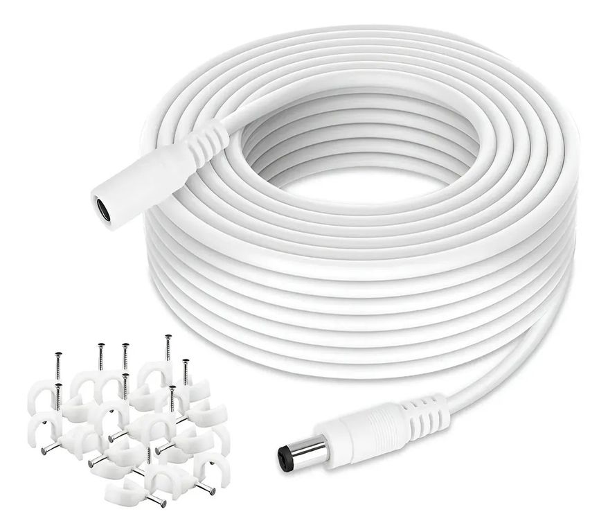 KUANGYE Cable Cámara Seguridad Extensor Universal 5 Metros 12v