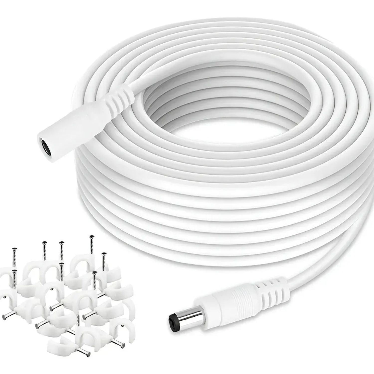 KUANGYE Cable Cámara Seguridad Extensor Universal 5 Metros 12v