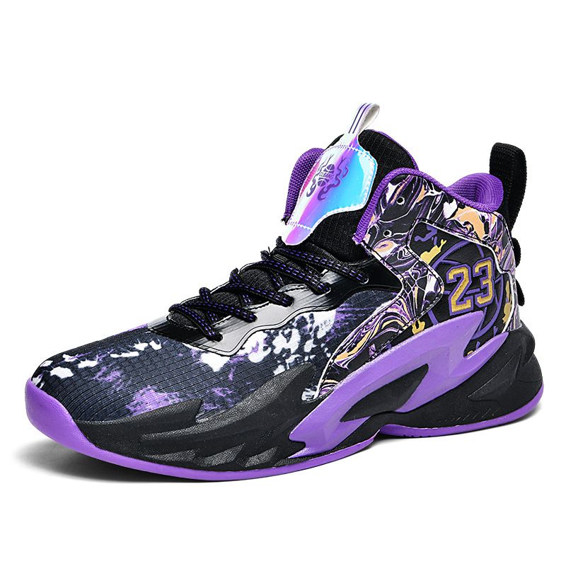DANWEILE - Zapatillas de baloncesto cómodas y antideslizantes para hombre y mujer