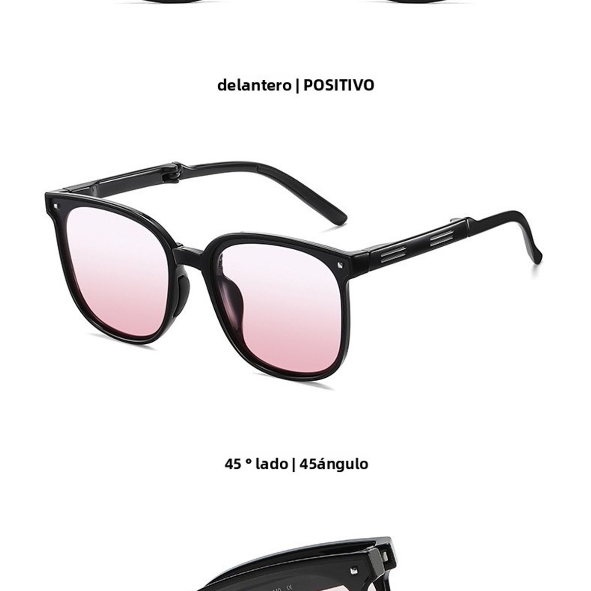 TIOZONEY - Lentes de sol plegables Hombre