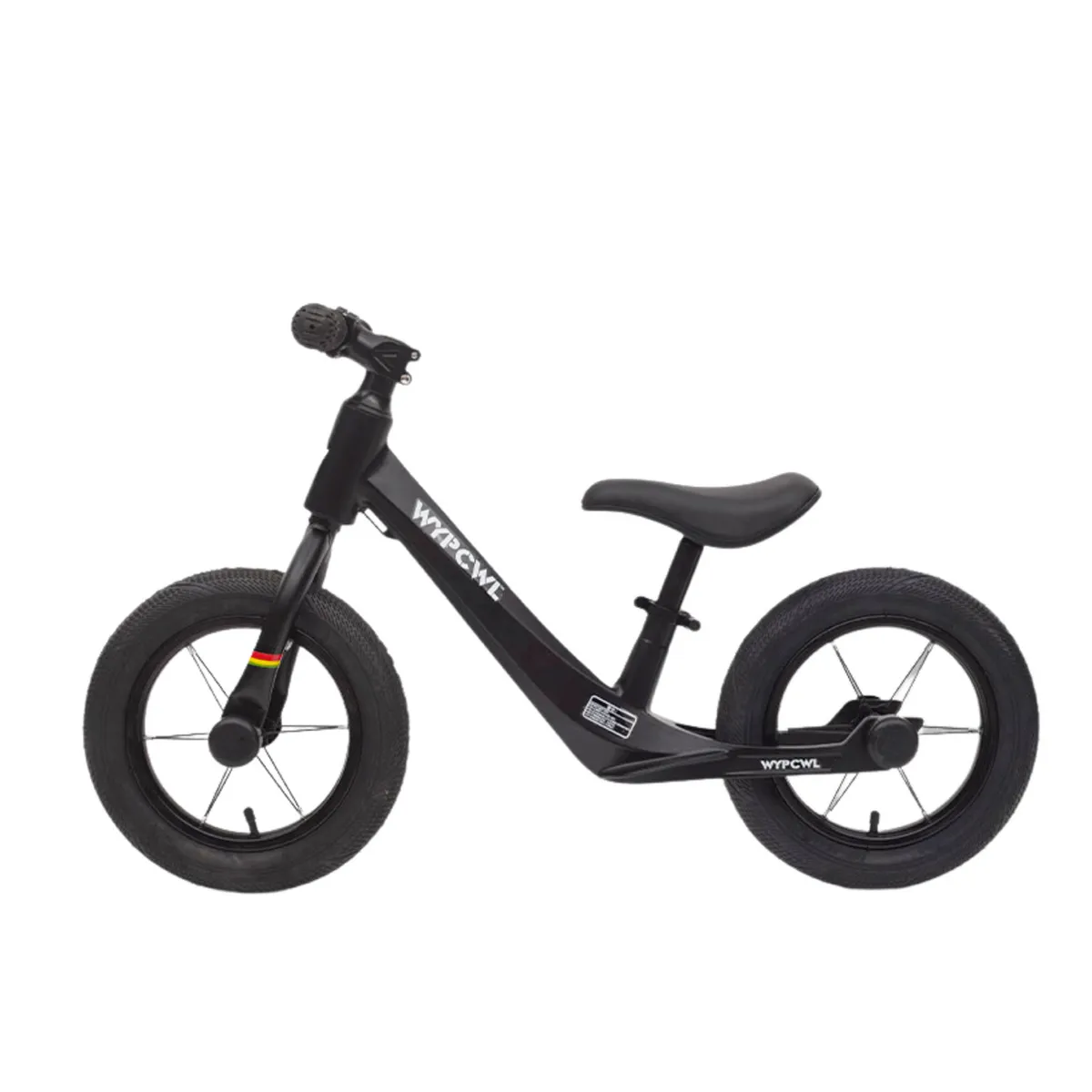 LUMAX - Bicicleta Sin Pedales Aprendizaje Niños Patacleta Negra