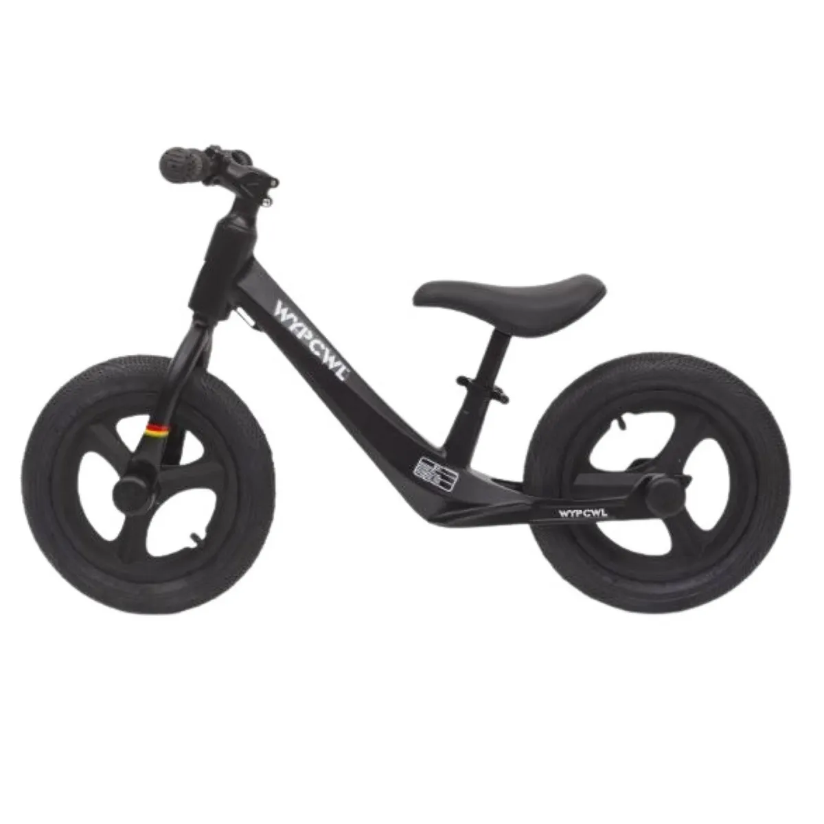 LUMAX - Bicicleta Sin Pedales Aprendizaje Niños Patacleta Negra