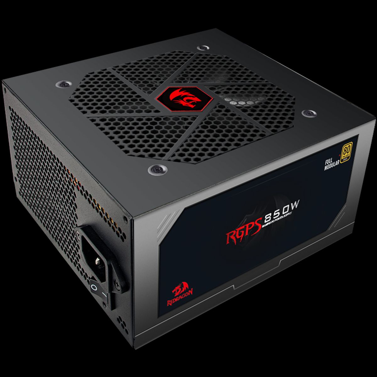 REDRAGON - Fuente Redragon 850w Gc-ps010 Full Modular 80 Plus Gold