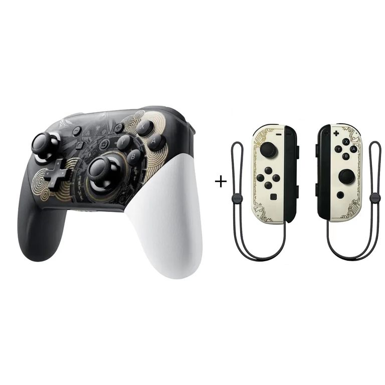 CORRERREY Control para nintendo switch pro bluetooth joystick + Joycon l y r