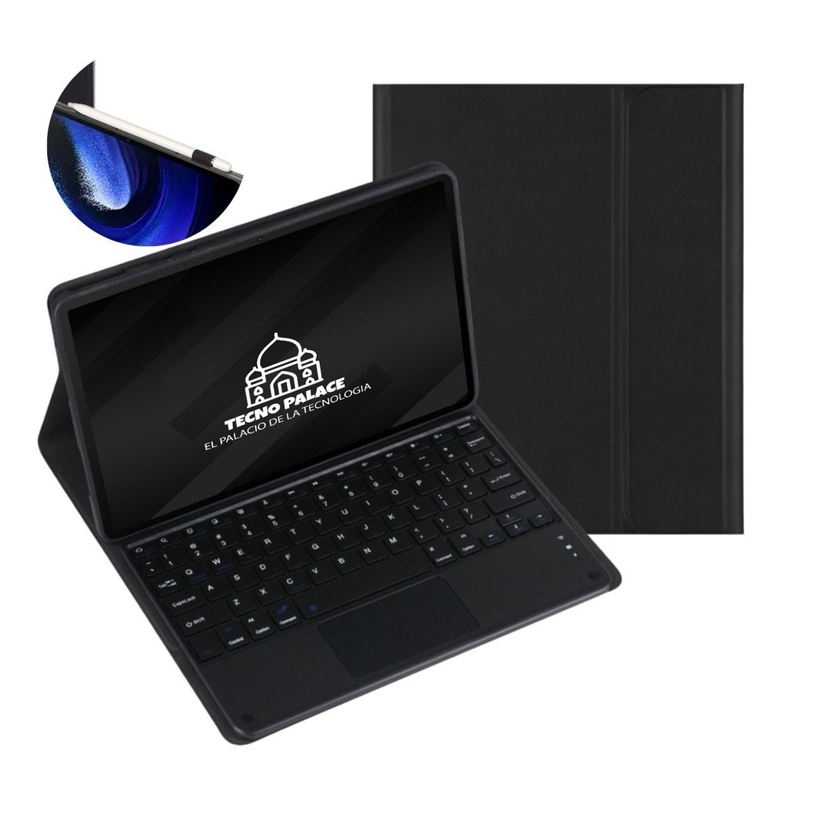 GENERICO - Fundas Con Teclado TouchPad Para Lenovo Tab M10 Plus 3 Gen - letra Ñ