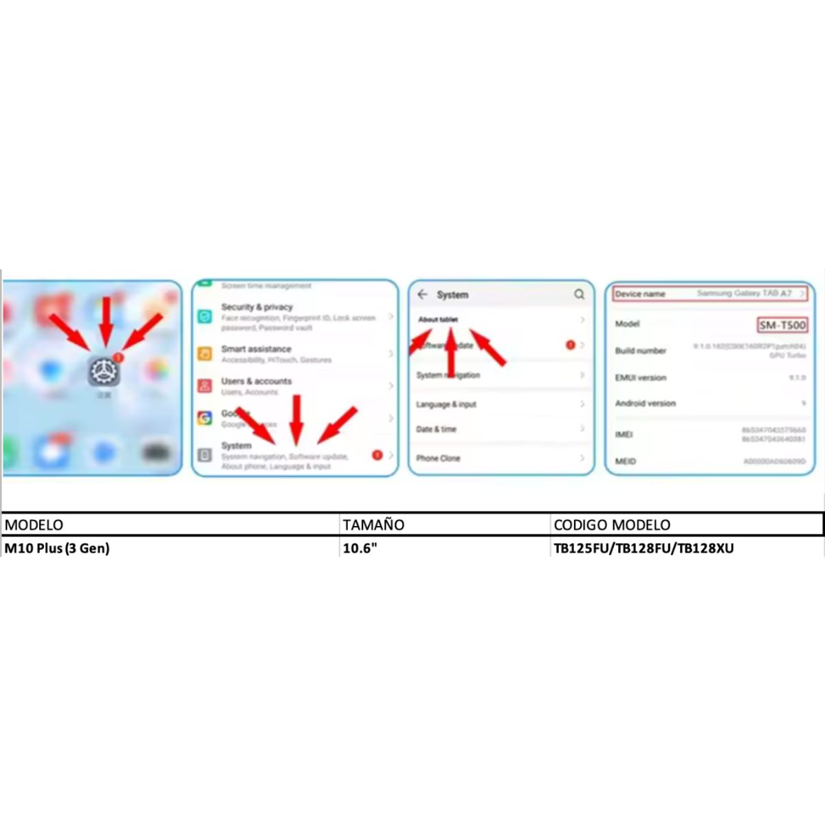 GENERICO - Fundas Con Teclado TouchPad Para Lenovo Tab M10 Plus 3 Gen - letra Ñ