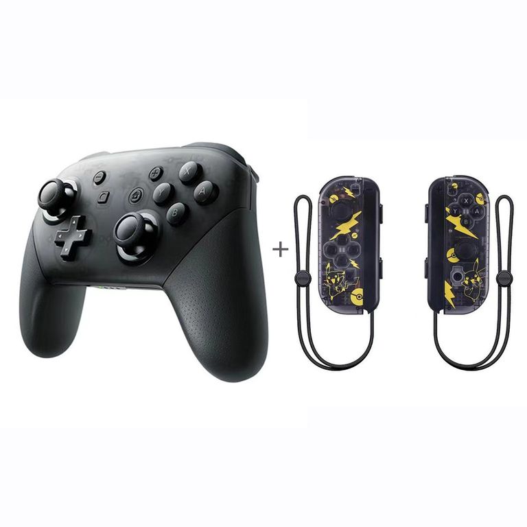 CORRERREY Control Pro Inalámbrico + Joycon L R Edición Splatoon Para Nintendo Switch