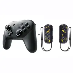 CORRERREY - Control Pro Inalámbrico + Joycon L/ R Edición Splatoon Para Nintendo Switch
