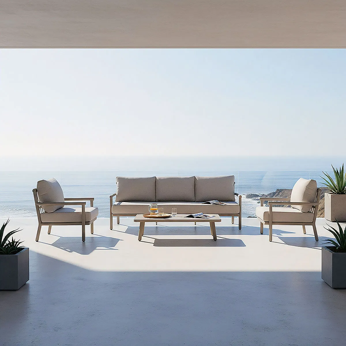 ROSEN - Set de Living de Terraza Tale 4 Piezas