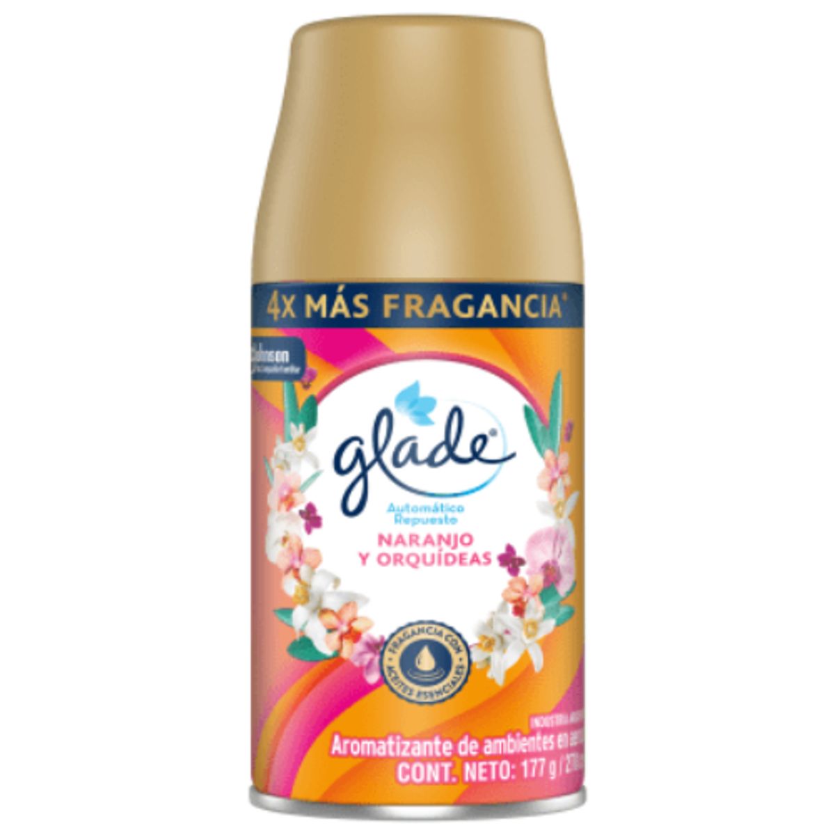 Glade Automático Repuesto Naranjo y Orquídeas 270 ml, marca GLADE - Foto Principal