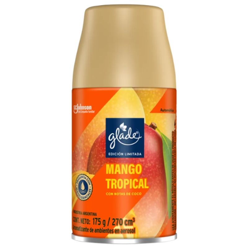 GLADE - Glade Automático Repuesto Mango Tropical 270 ml