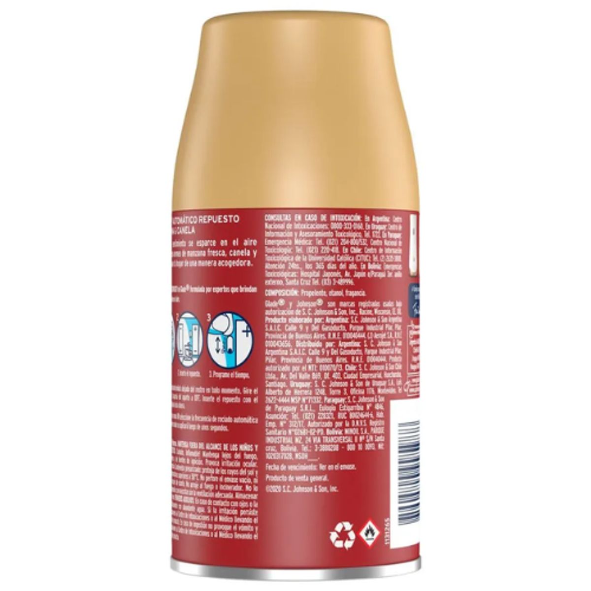 GLADE - Glade Automático Repuesto Manzana & Canela 270 ml