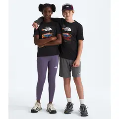 THE NORTH FACE - Polera Landscapes S/S Niños Negro