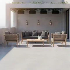 ROSEN - Set de Living de Terraza Rinia 4 Piezas