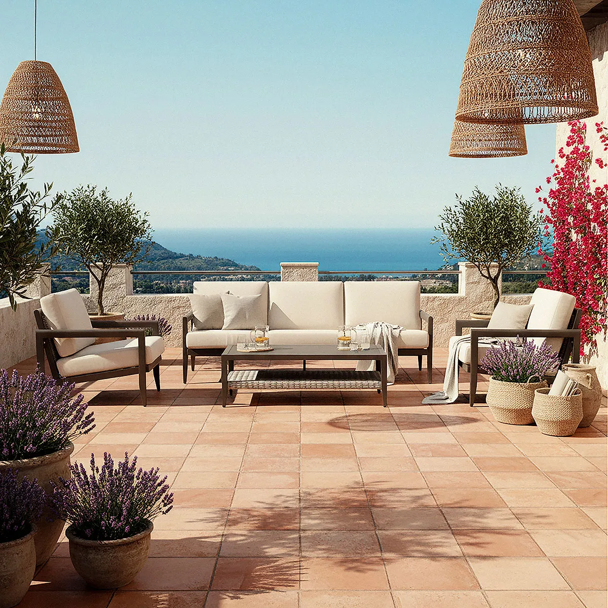 ROSEN - Set de Living de Terraza Mesquida 4 Piezas