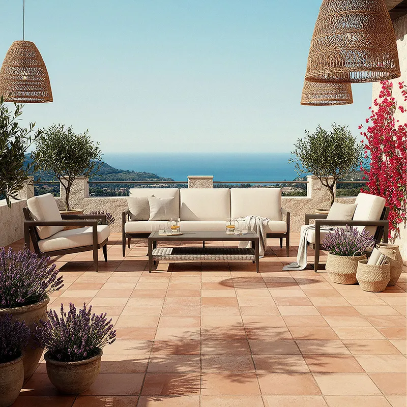 ROSEN - Set de Living de Terraza Mesquida 4 Piezas