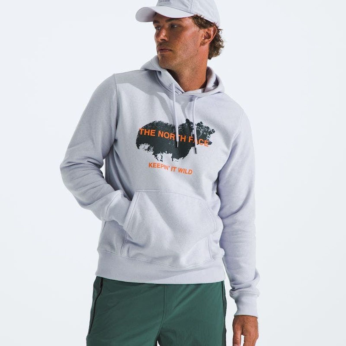 THE NORTH FACE - Poleron Animals We Love Bear Hoodie Hombre - Gris