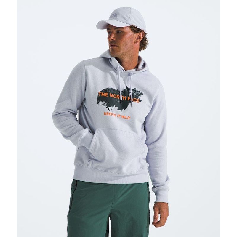 THE NORTH FACE - Poleron Animals We Love Bear Hoodie Hombre - Gris