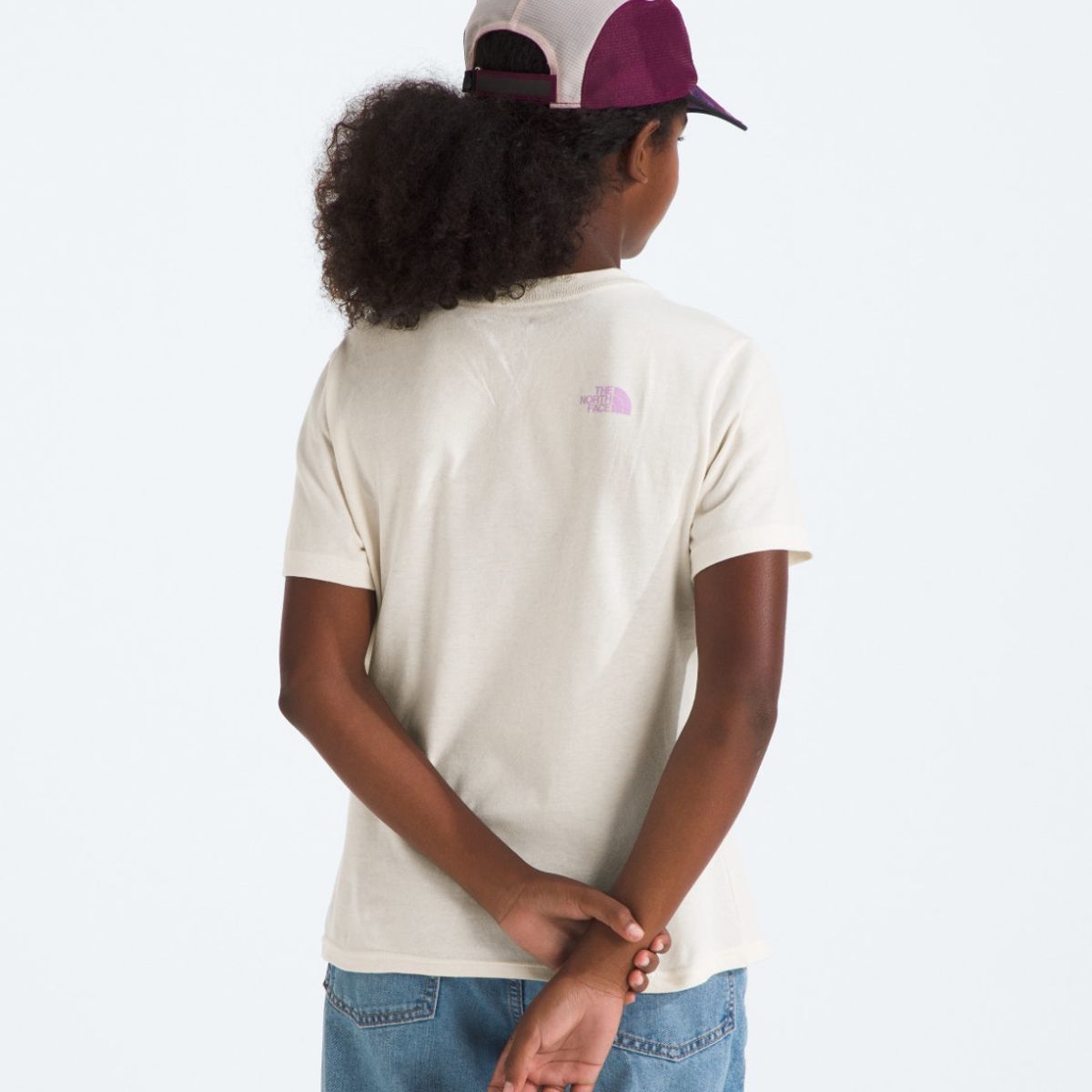 THE NORTH FACE - Polera Landscapes S/S Niños Blanco Invierno