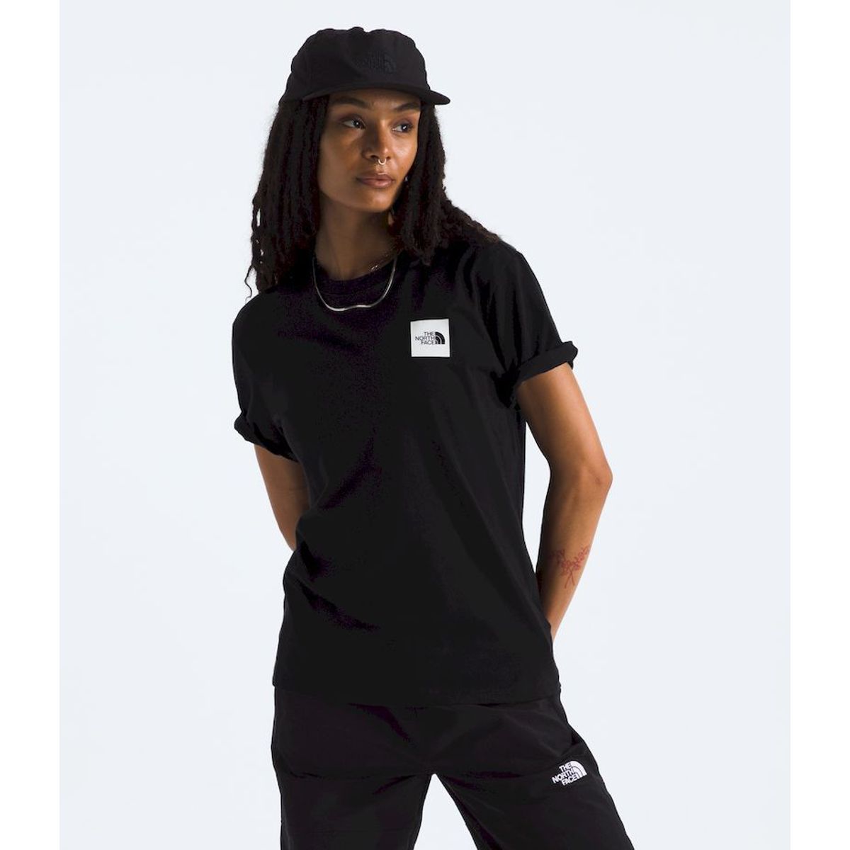 THE NORTH FACE - Polera S/S Box Half Dome Tee Mujer - Negro