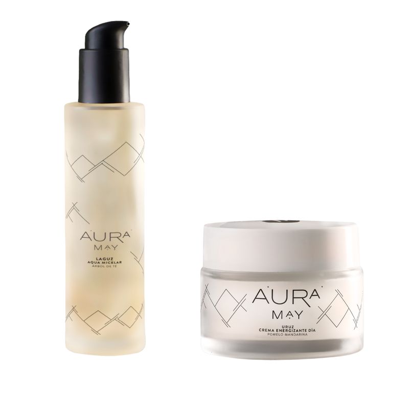 AURA MAY - Pack Dia Aura May Agua Micelar + Crema Energizante Pomelo