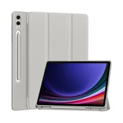 GENERICO - Fundas Con Porta Lápiz Para Galaxy Tab A11 Plus / A9 Plus 11 " Gris