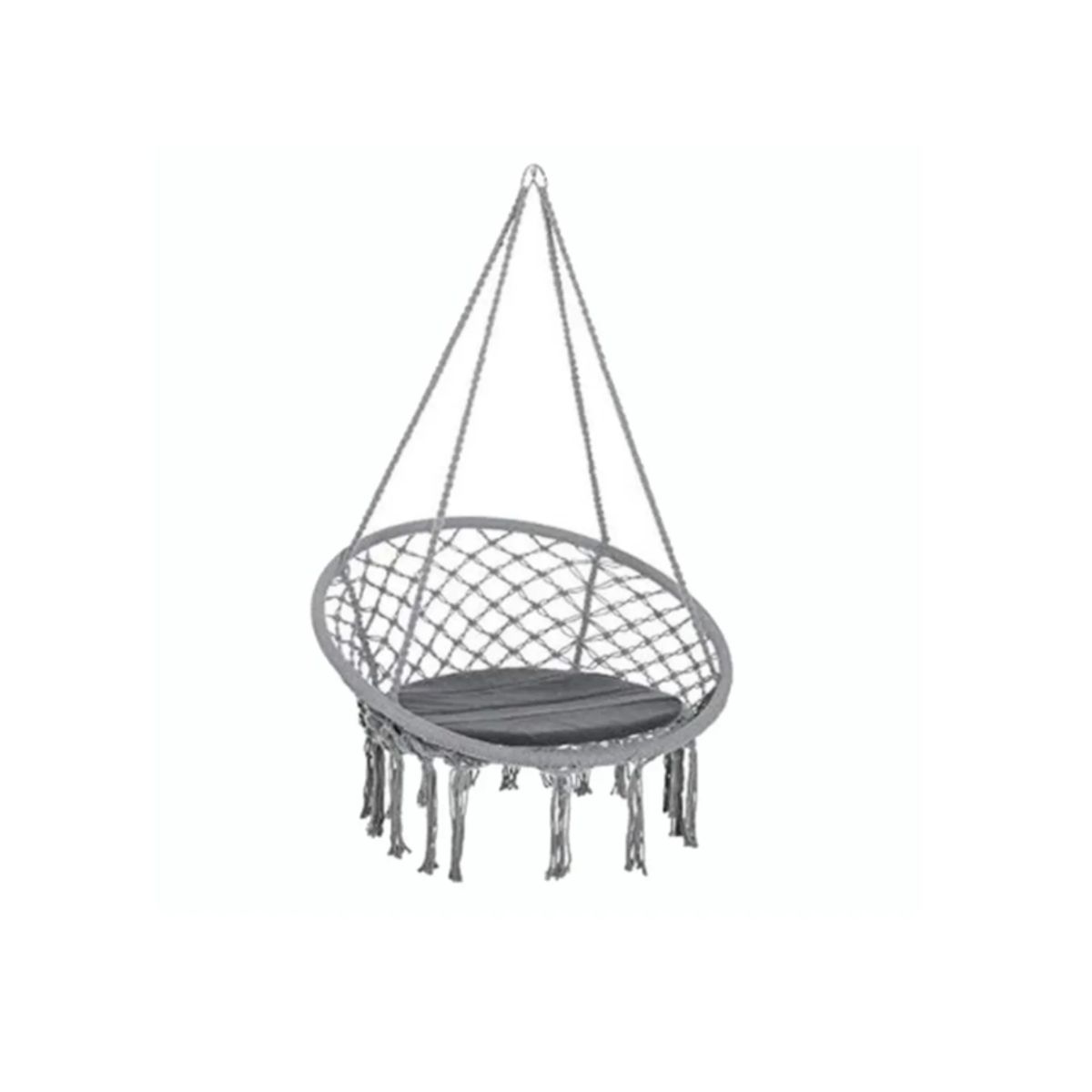 GENERICO - Silla Colgante De Macramé Estilo Hamaca Terraza Columpio