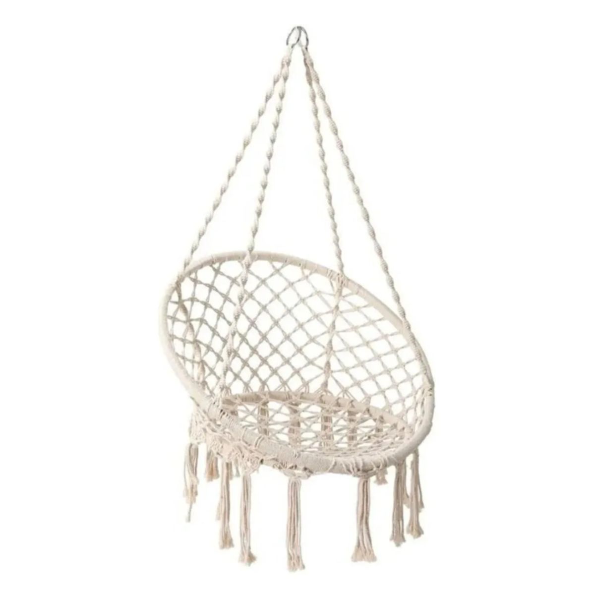 GENERICO - Silla Colgante De Macramé Estilo Hamaca Terraza Columpio