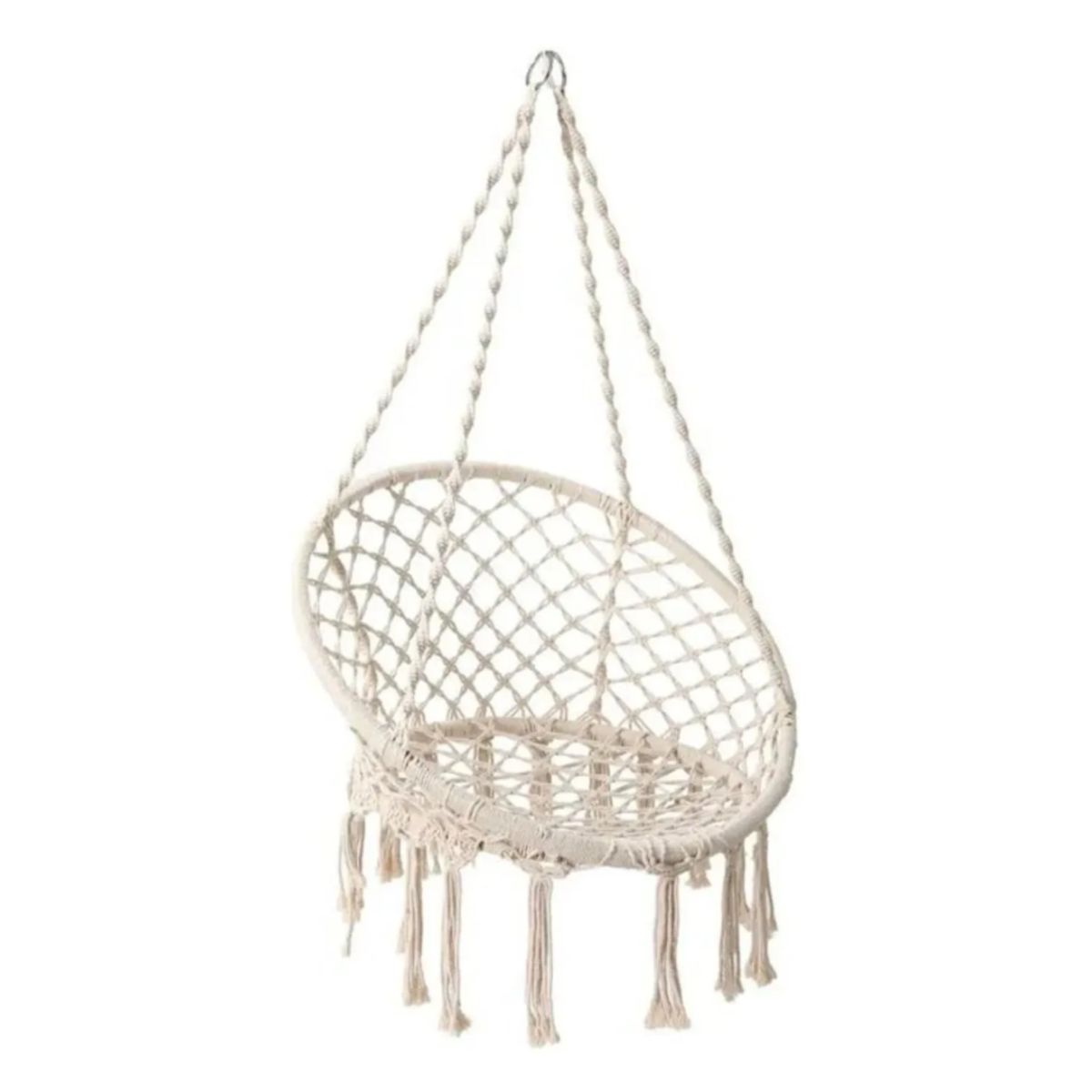GENERICO - Silla Colgante De Macramé Estilo Hamaca Terraza Columpio