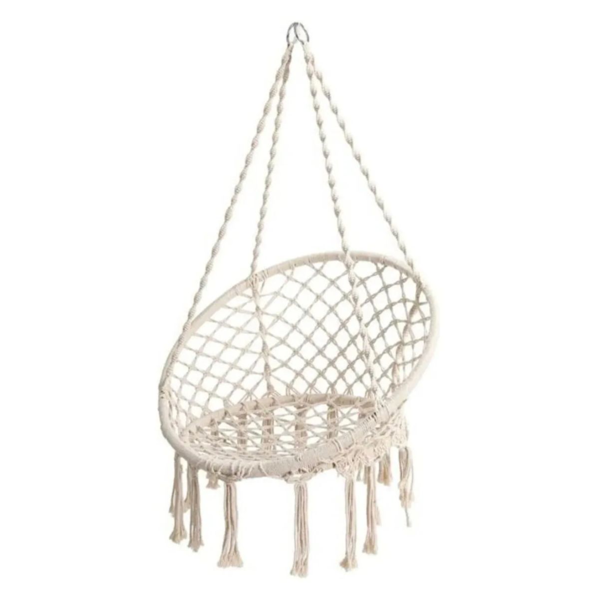 GENERICO - Silla Colgante De Macramé Estilo Hamaca Terraza Columpio