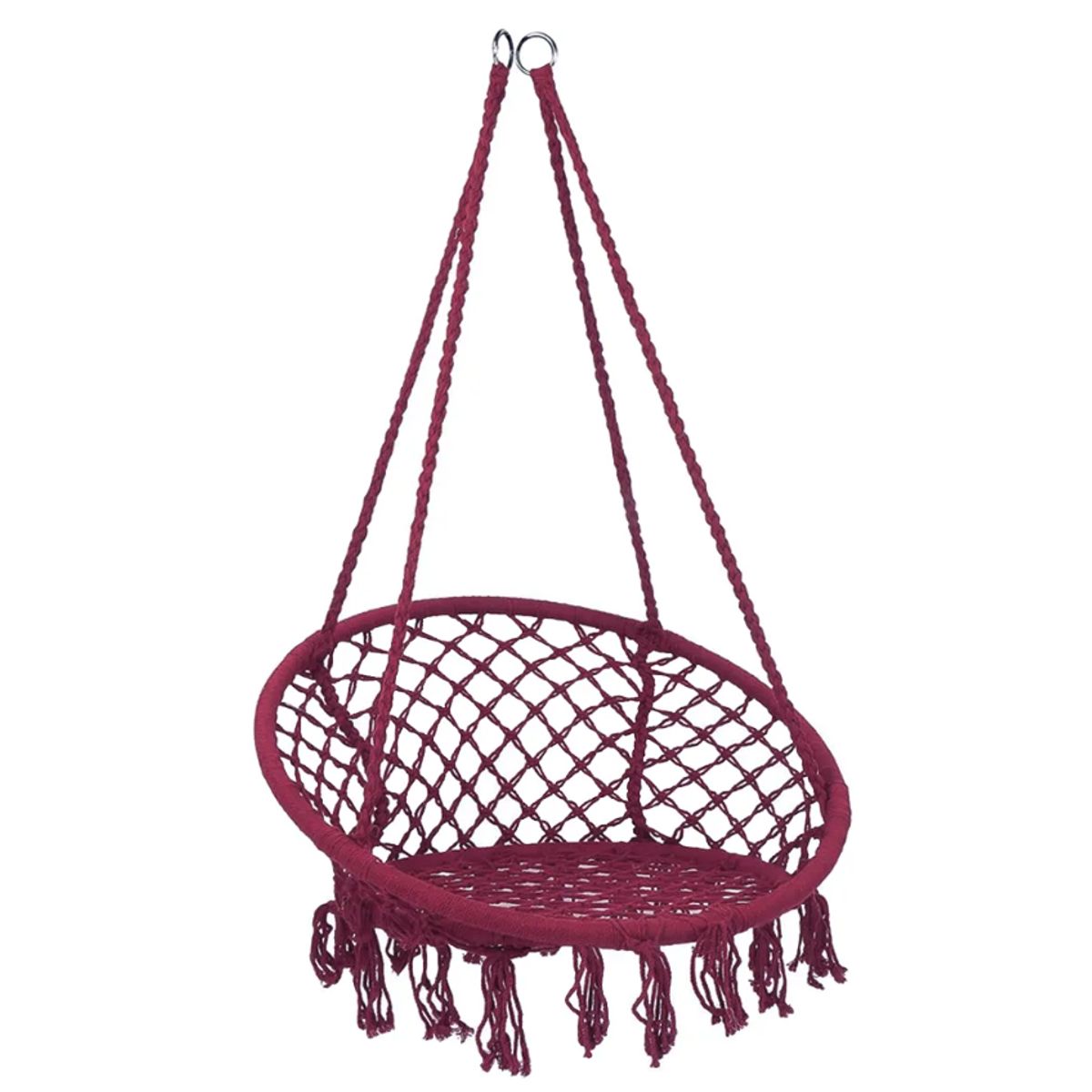 GENERICO - Silla Colgante De Macramé Estilo Hamaca Terraza Columpio