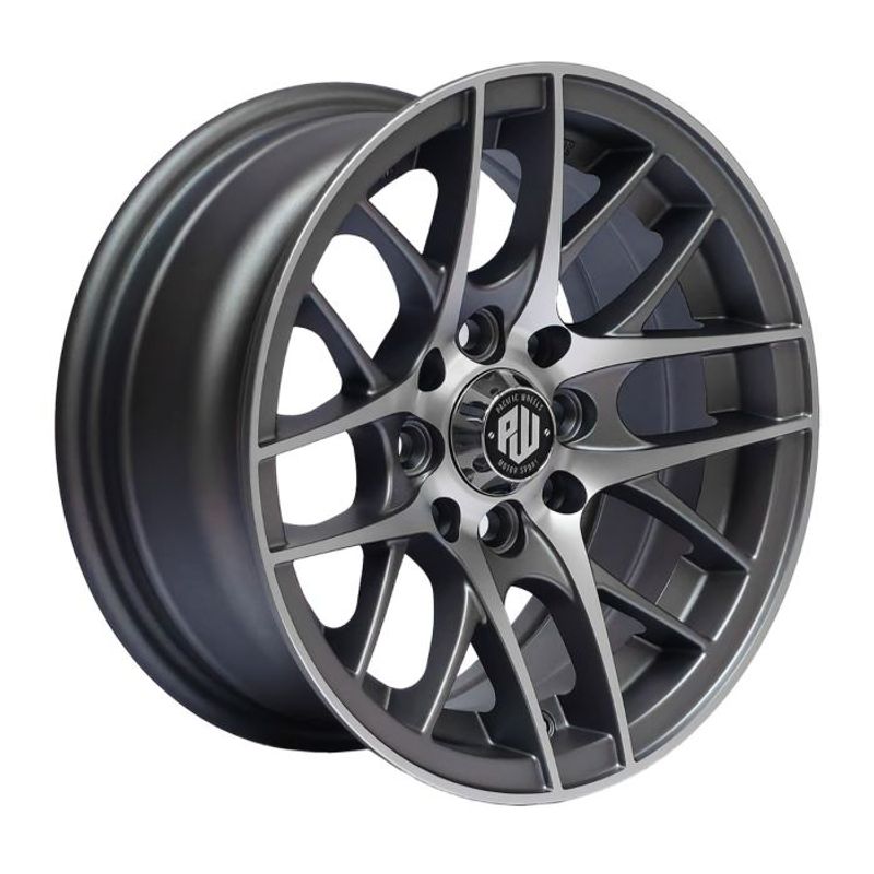 GENERICO - Set 4 llantas 13x6 4*100/108 Zolder Gunmetal Machine