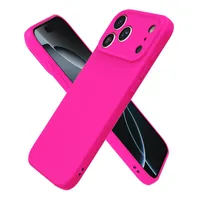 Carcasa Funda Para iPhone 17 Pro Max Silicona Fucsia