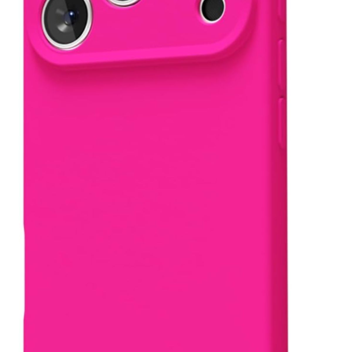 GENERICO - Carcasa Funda Para iPhone 17 Pro Max Silicona Fucsia