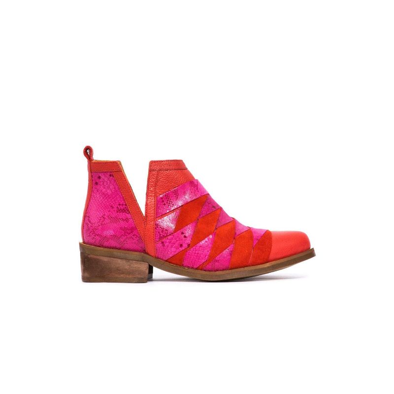 GIANI DAFIRENZE Botin Mujer Mirlo Rojo