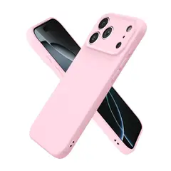 GENERICO - Carcasa Funda Para iPhone 17 Pro Max Silicona Rosado